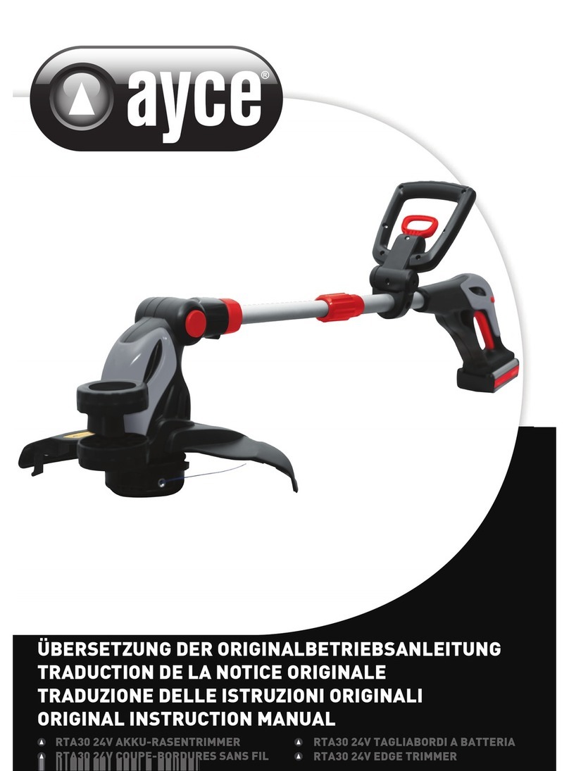 Ayce RTA30 Original instruction manual