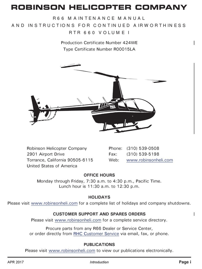 Robinson R-66 Series Lithium-Ion Maintenance manual Robinson R-66 Series Lithium-Ion Maintenance manual