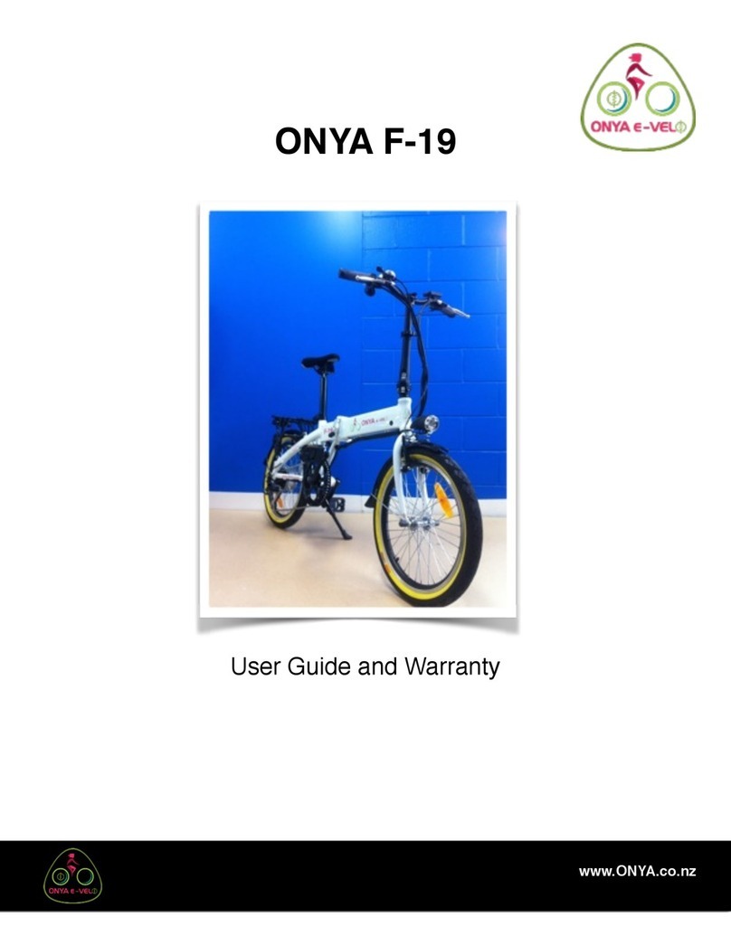 ONYA F-19 User's guide and warranty
