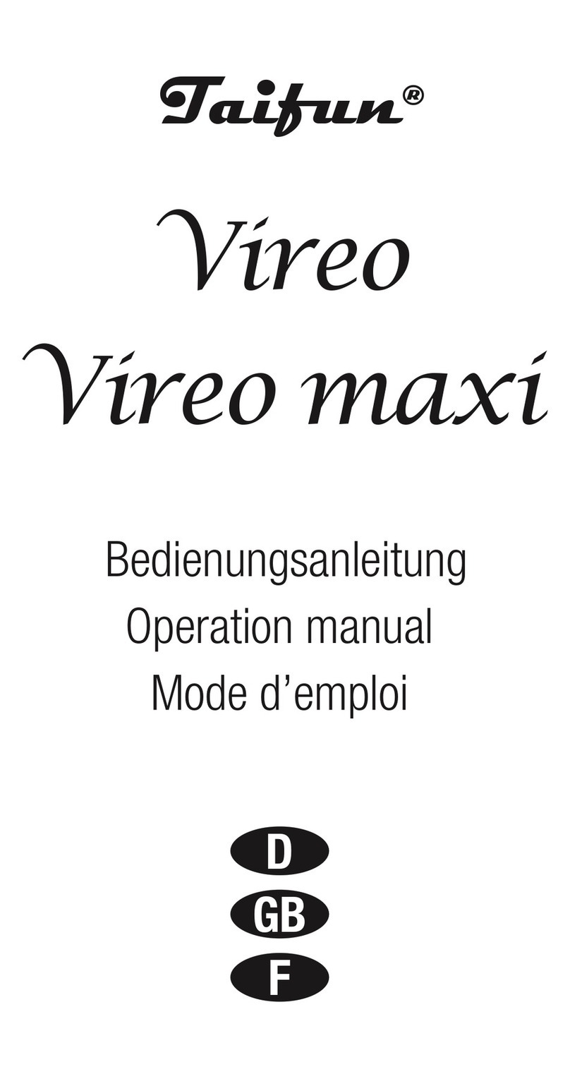 TAIFUN Vireo maxi Operation manual