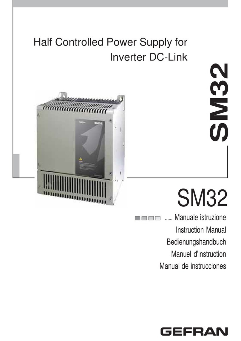 gefran SM32 instruction manual