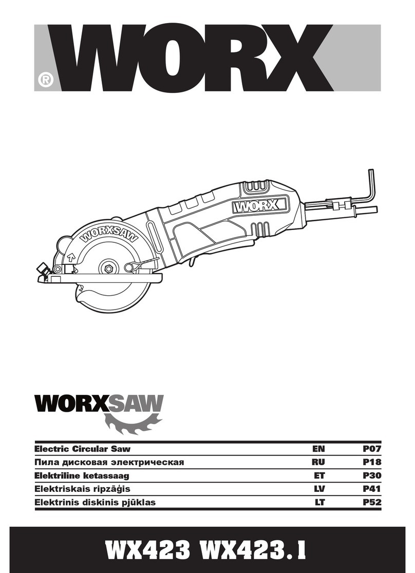 Worx WX423 User manual Worx WX423 User manual