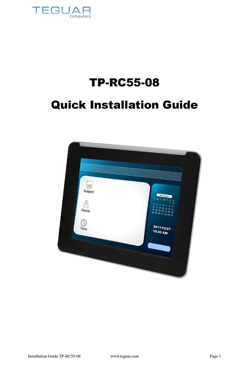 Teguar TP-RC55-08 Quick installaion guide
