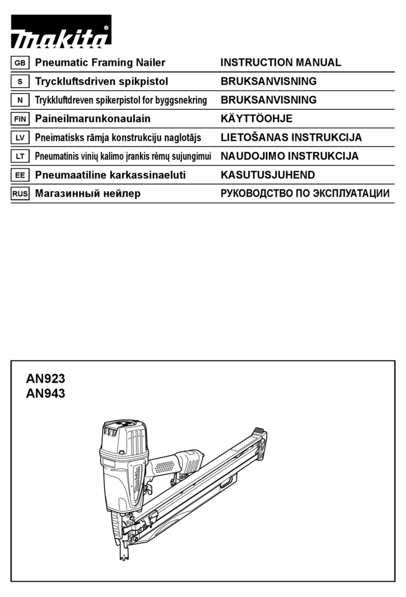 Makita AN923 User manual