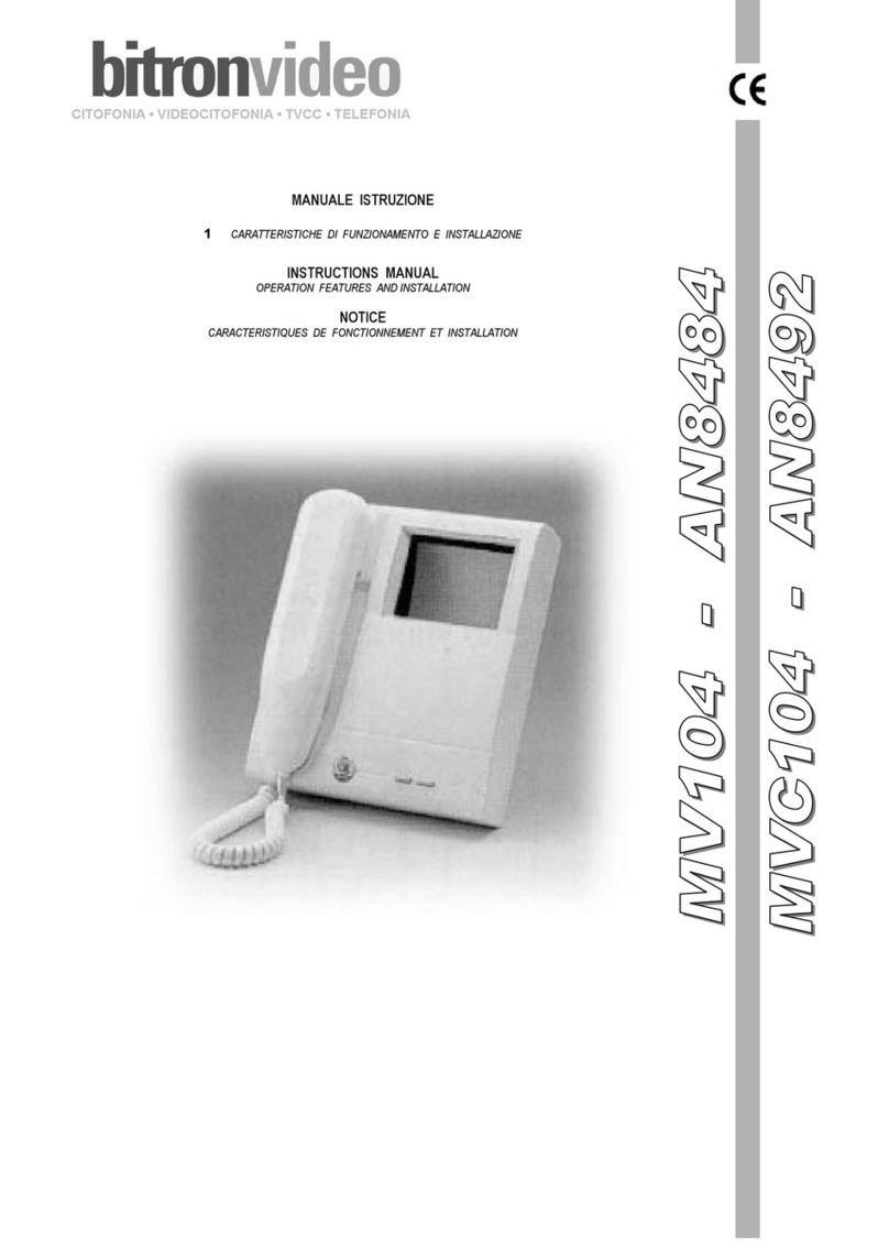 Bitron Video MVC104-AN8492 instruction manual