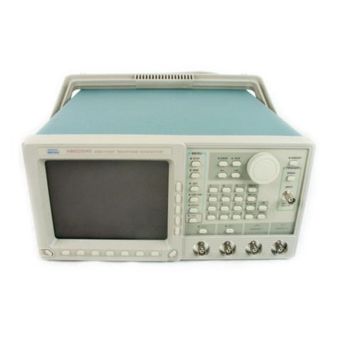 Tektronix AWG 2040 User manual