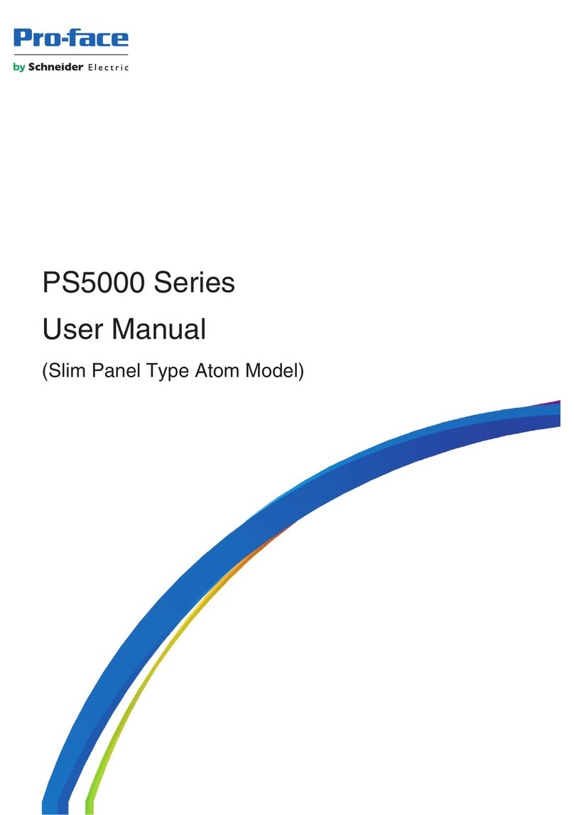 Pro-face PS5000 Series user manual Pro-face PS5000 Series user manual