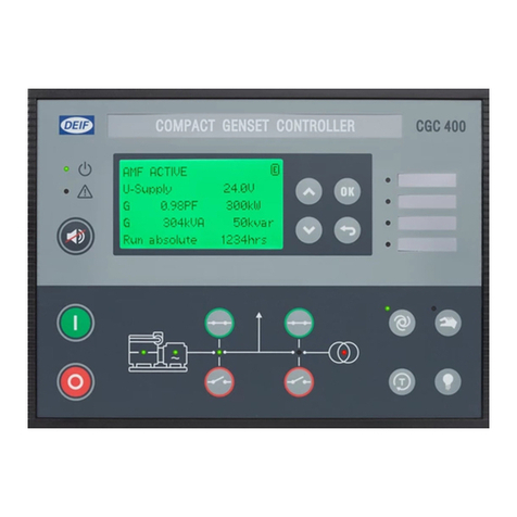 Deif CGC 400 Operator's manual