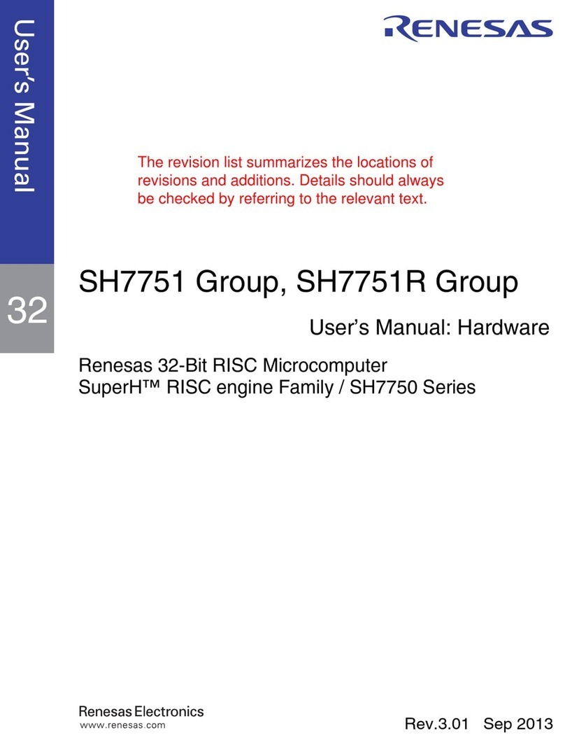 Renesas SH7751 Group user manual