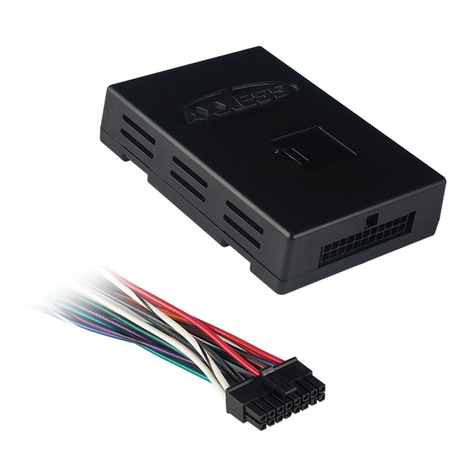 Axxess AX-ADBOX1 series User manual Axxess AX-ADBOX1 series User manual