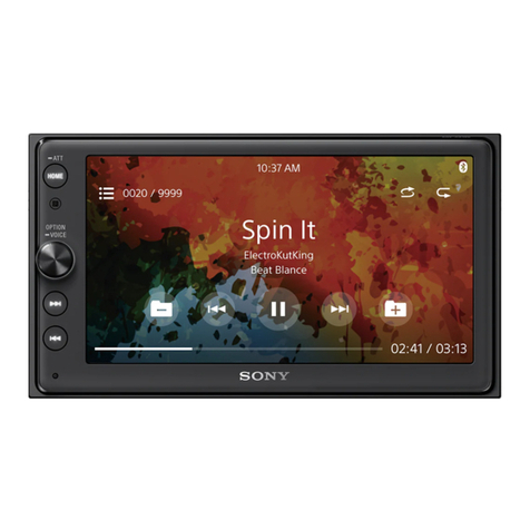 Sony XAV-AX100 operating instructions