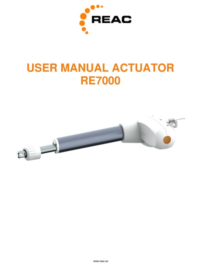 REAC RE7000 user manual