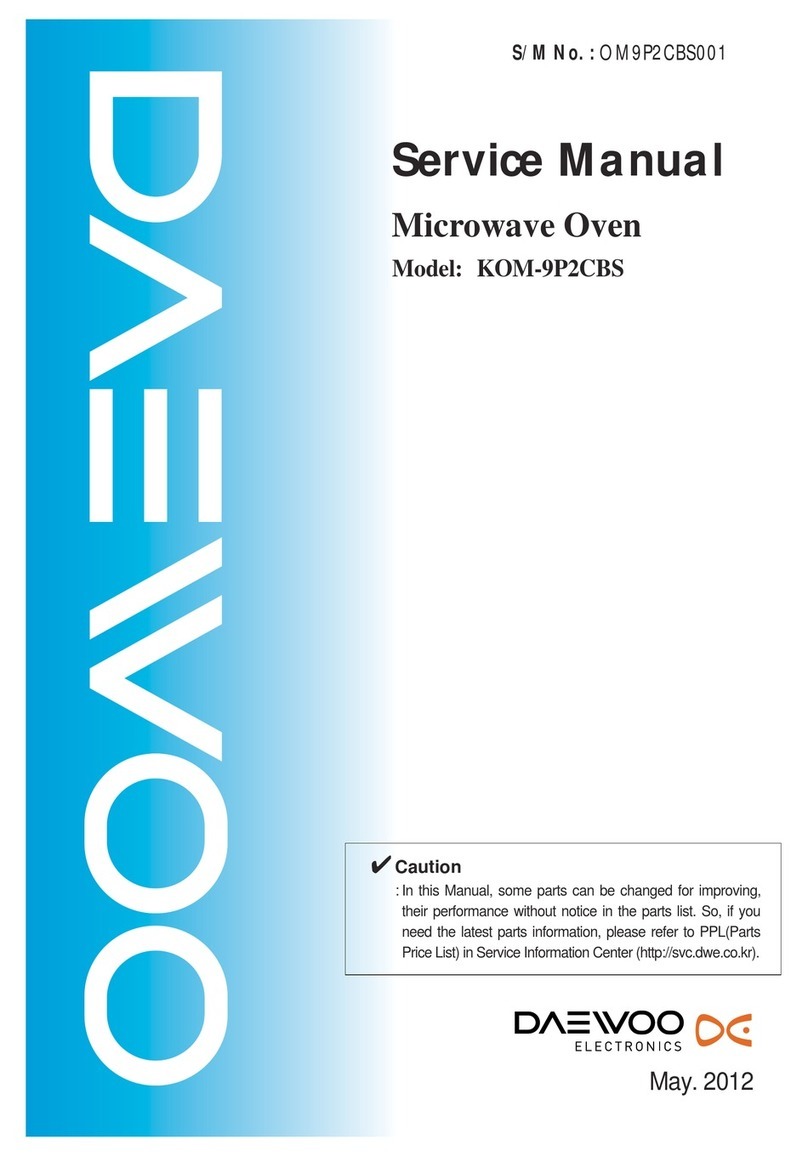 Daewoo KOM-9P2CBS Service manual
