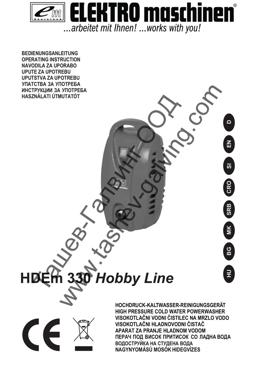 Elektro Maschinen HDEm 330 Operating	 instruction