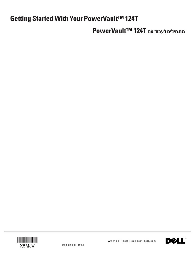 Dell PowerVault 124T User manual Dell PowerVault 124T User manual