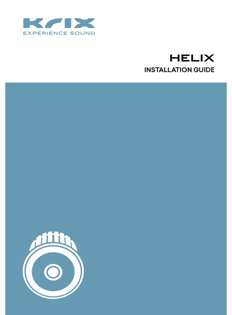 Krix HELIX User manual