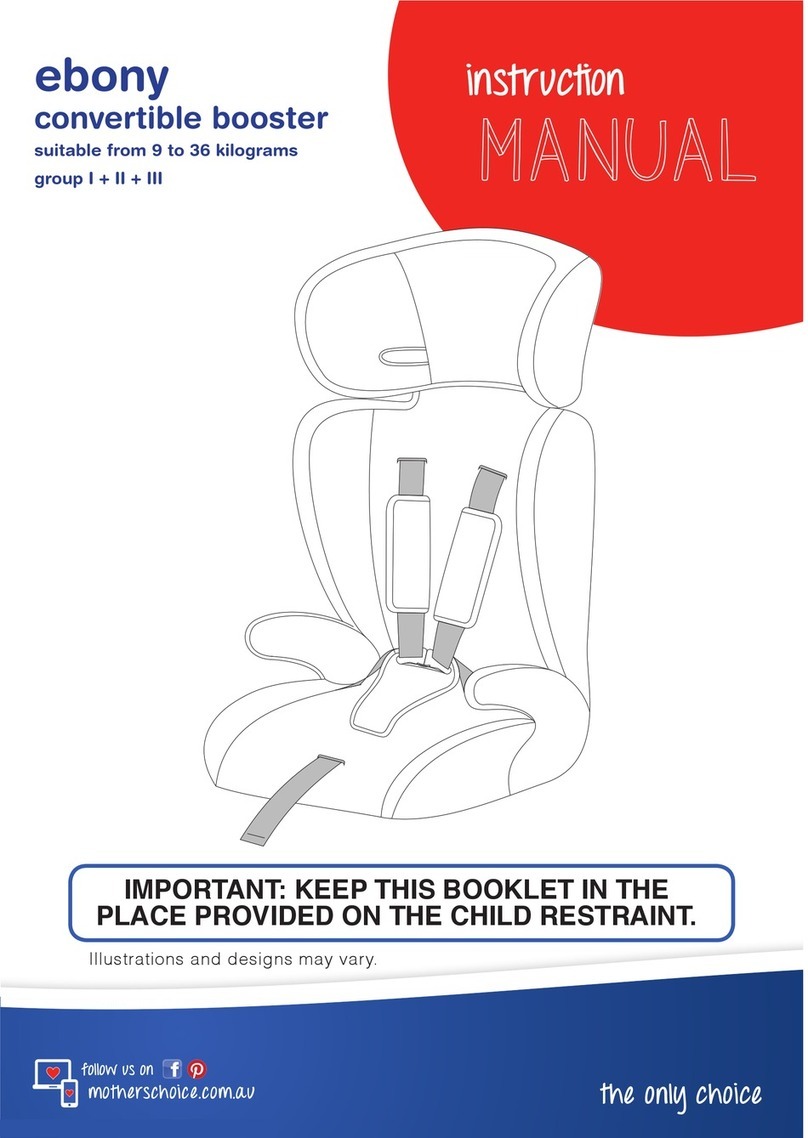 ebony convertible booster instruction manual