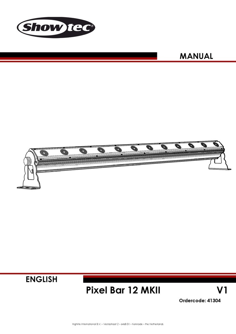 Show Tec PIXEL BAR 12 MKII User manual