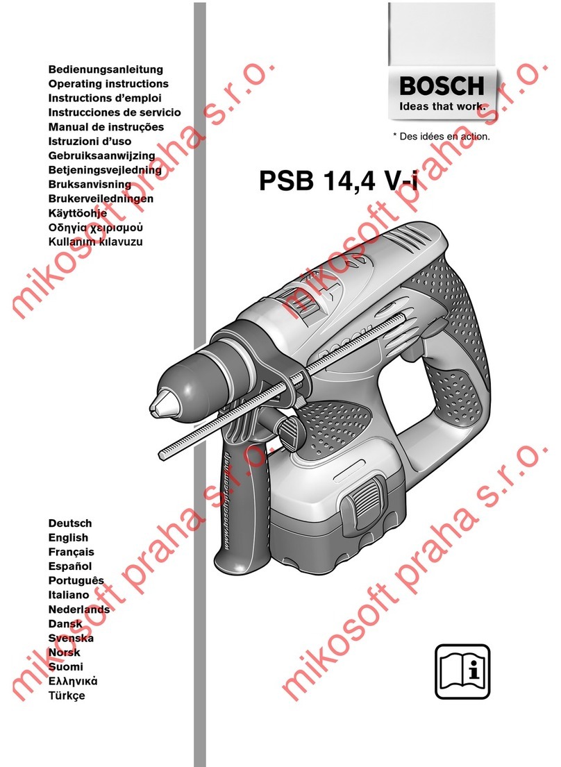 Bosch PSB 14,4 V-i User manual