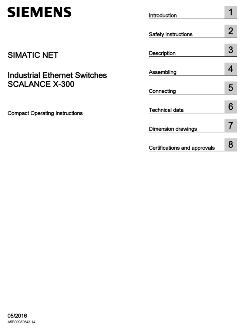 Siemens SCALANCE X-300 Administrator guide