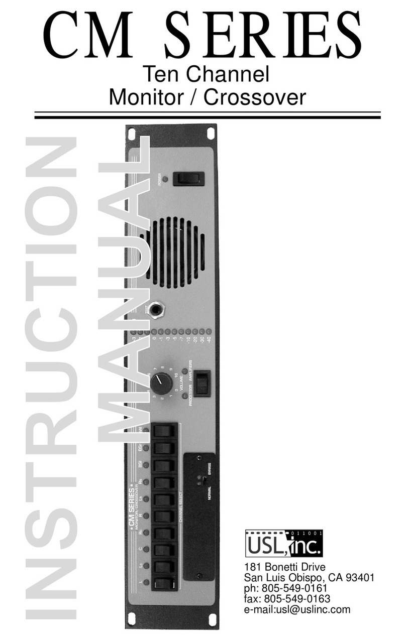 Usl CM Series instruction manual