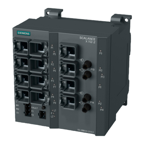 Siemens SCALANCE X-100 User manual