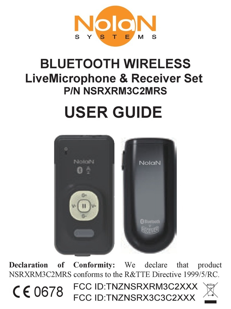 Nolan NSRXRM3C2MRS User manual