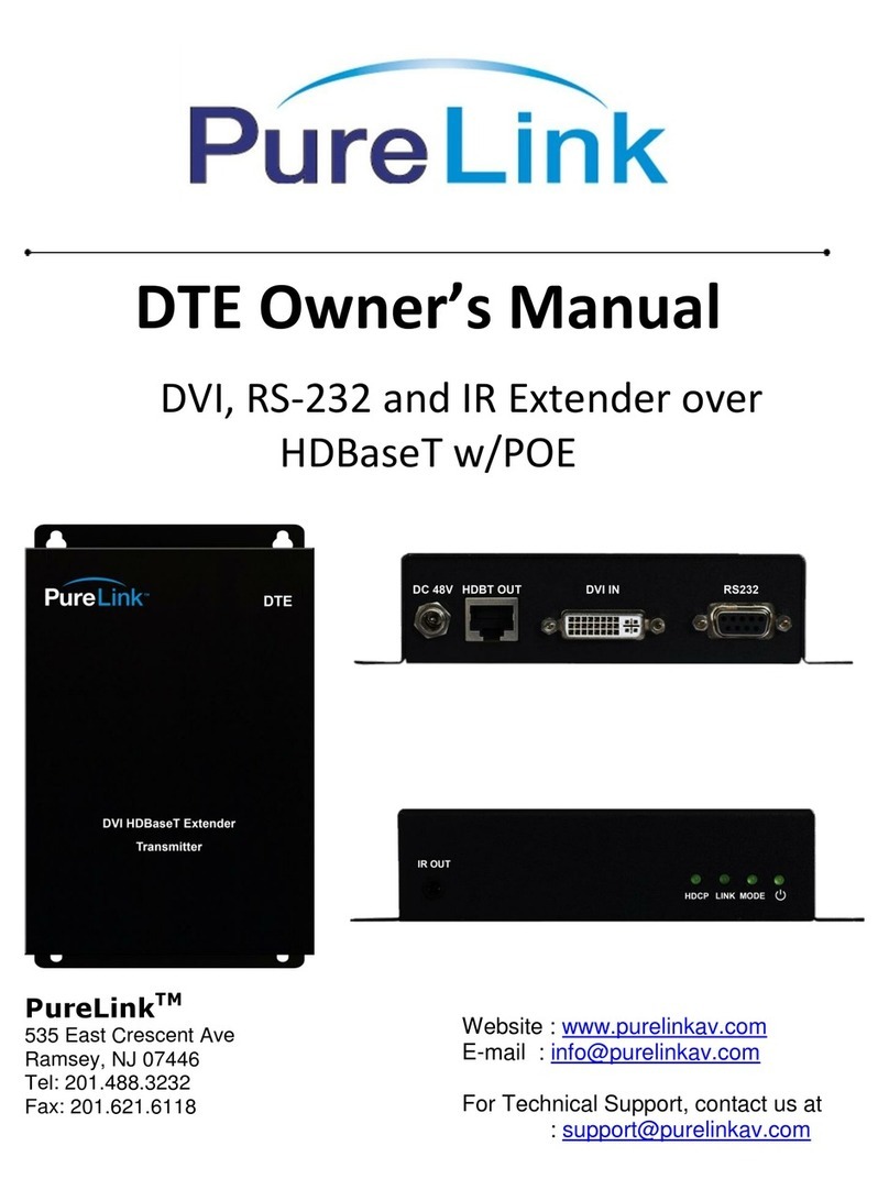 PureLink DTE RX User manual