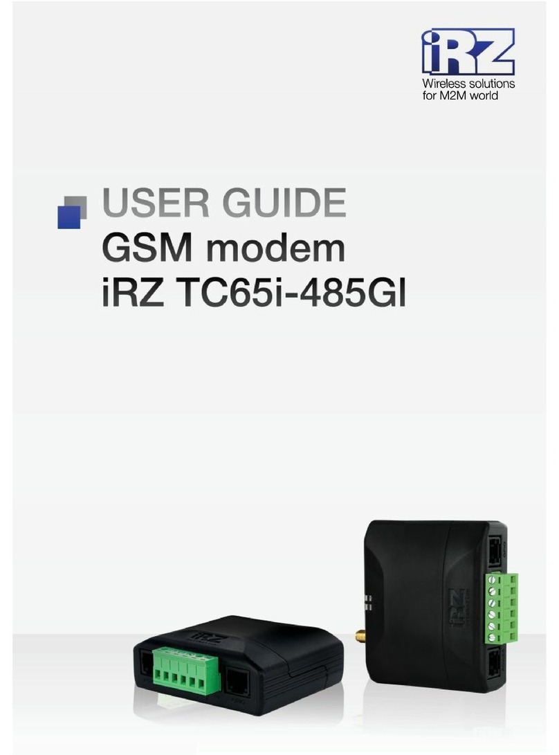 iRZ TC65I-485Gl user guide