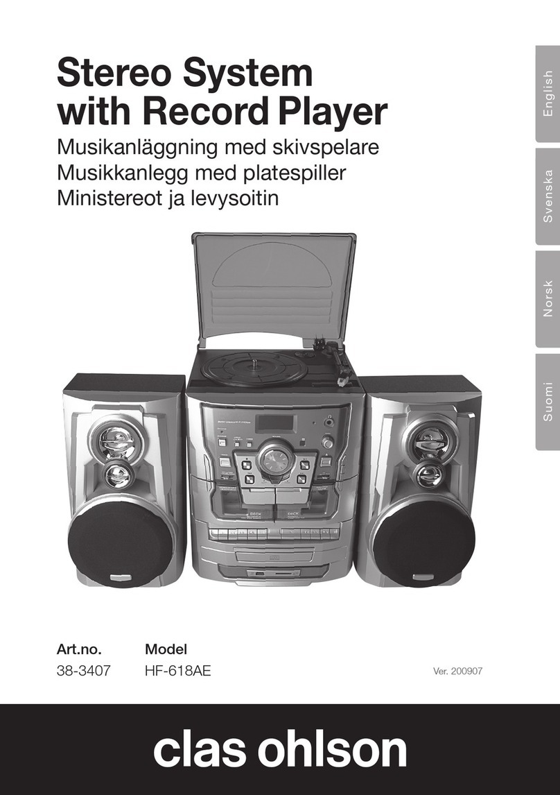 Clas Ohlson HF-618AE instruction manual