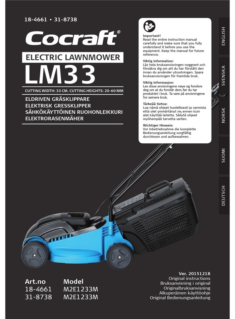 Cocraft M2E1233M User manual