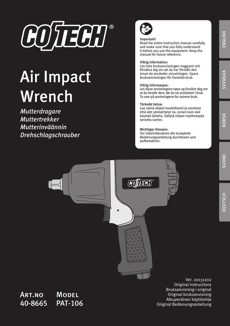 CO/Tech PAT-106 Original instructions