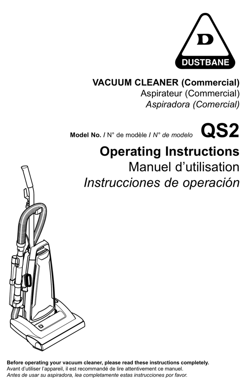 Dustbane QS2 operating instructions