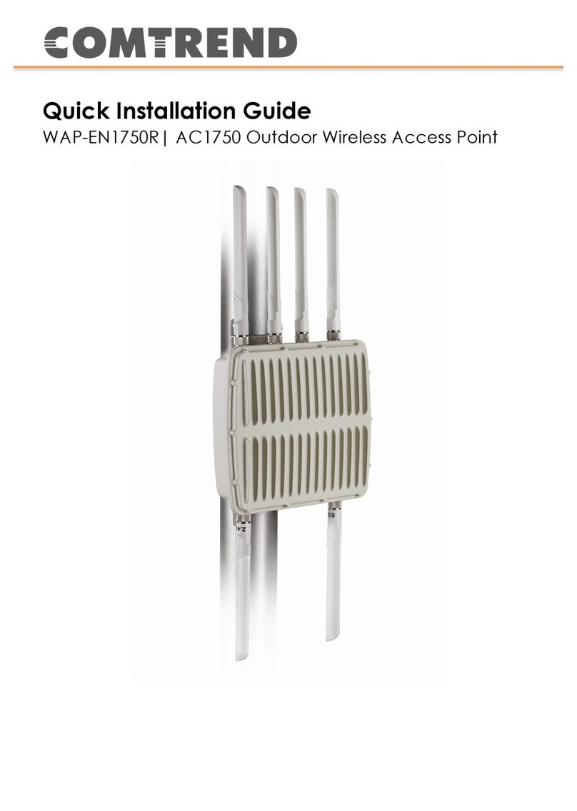 Comtrend Corporation WAP-EN1750R Quick installation guide