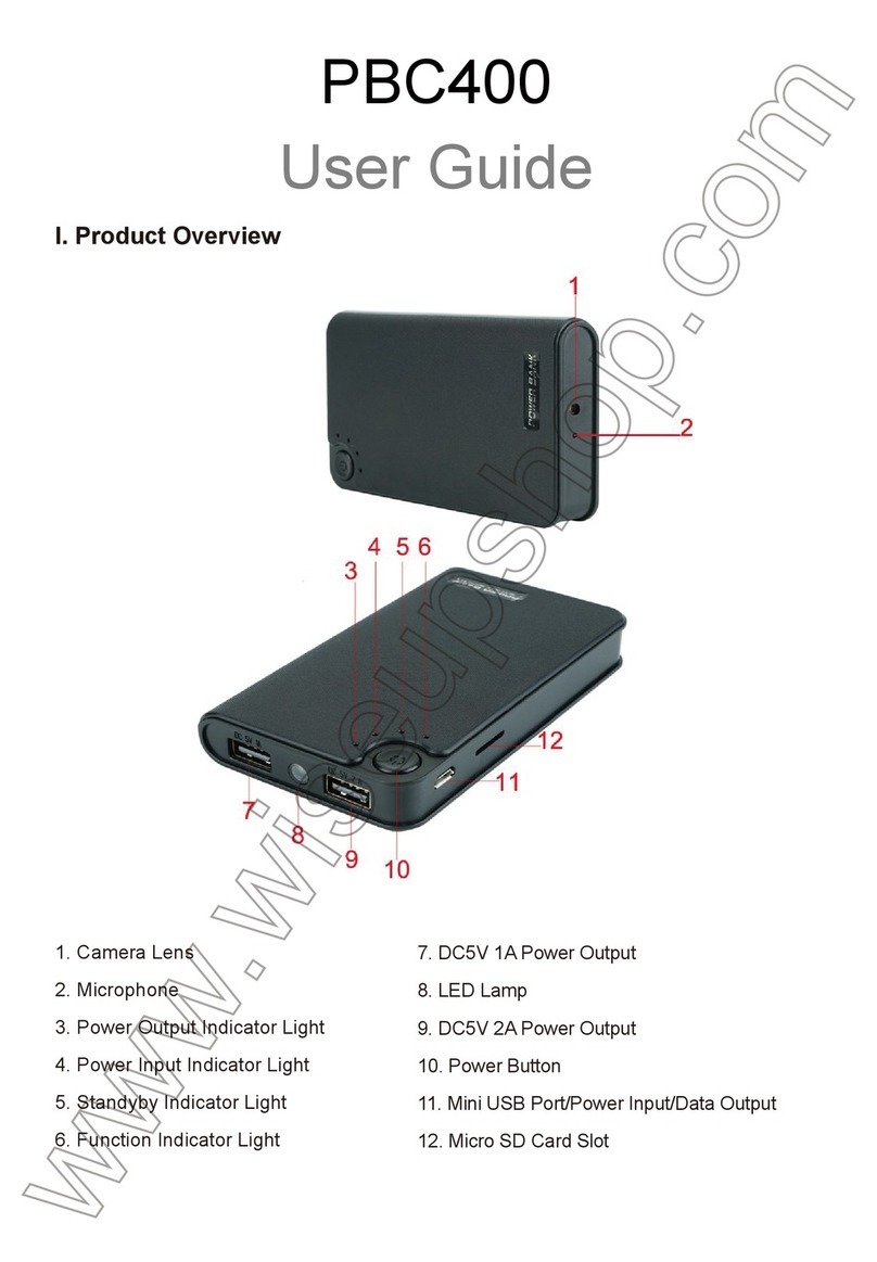 Wiseup PBC400 user guide