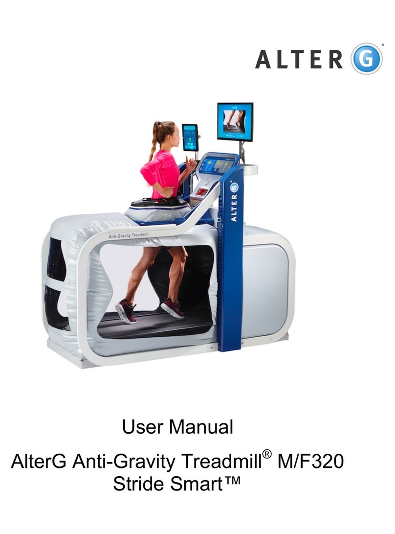 AlterG Anti-Gravity M320 Stride Smart User manual