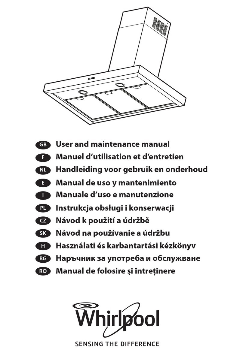 Whirlpool AKR 757 User and maintenance manual
