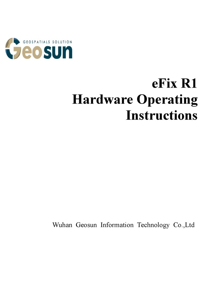 GEOSUN eFix R1 Hardware operating instructions