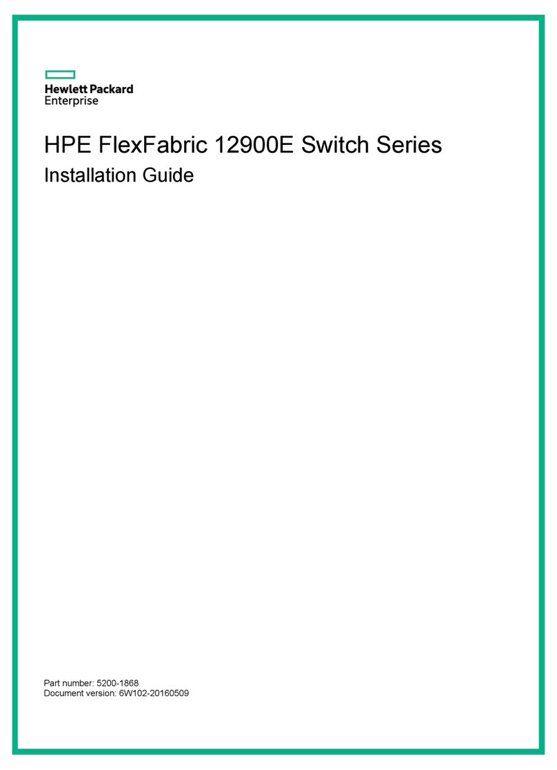 HP FlexFabric 12900E series User manual