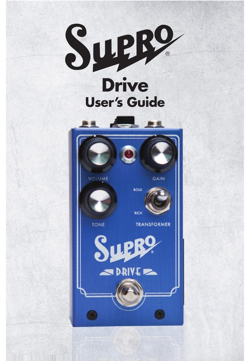 SUPRO drive user guide