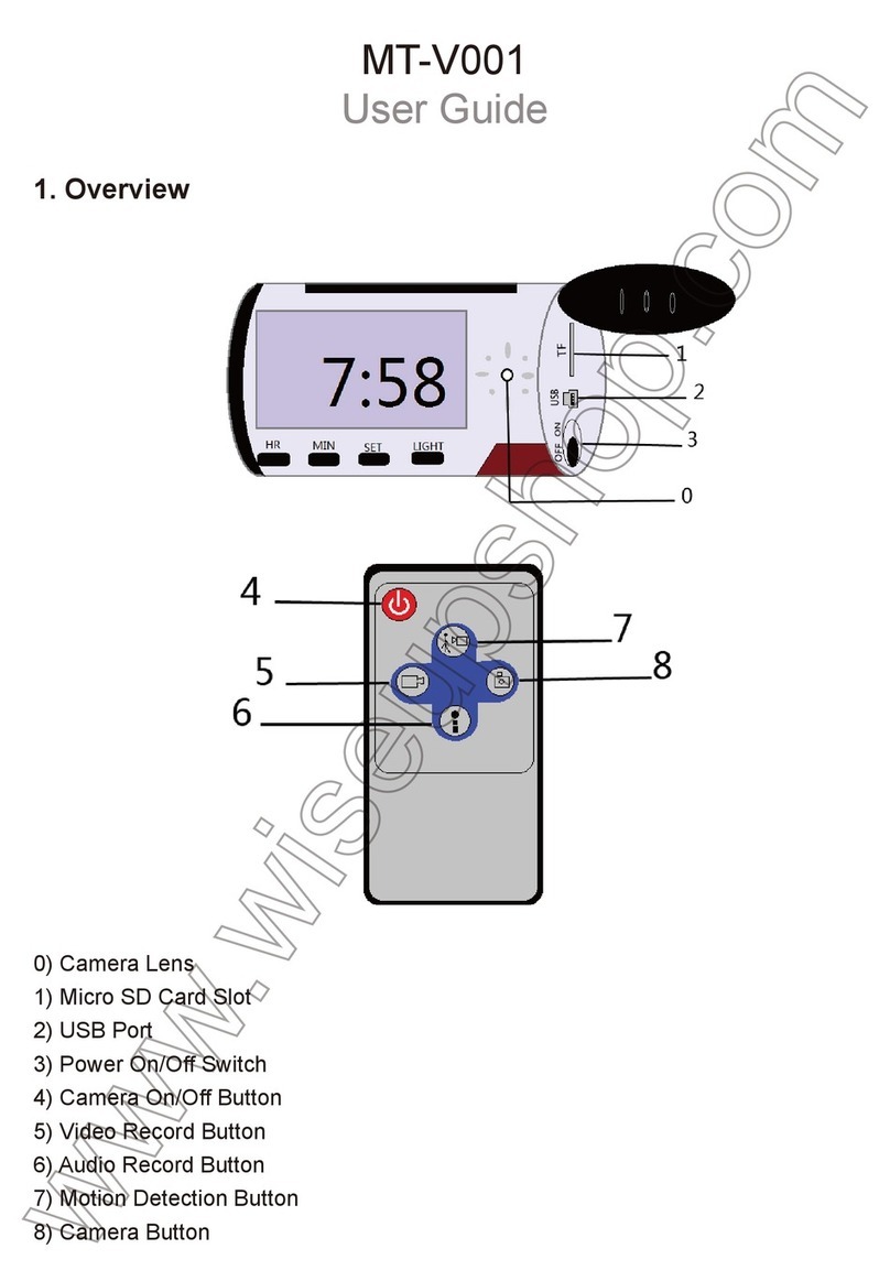 Wiseup MT-V001 User manual