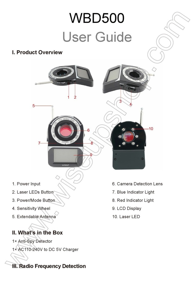 Wiseup WBD500 User manual