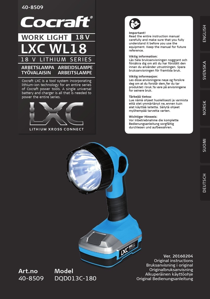 Cocraft LXC WL18 Original instructions