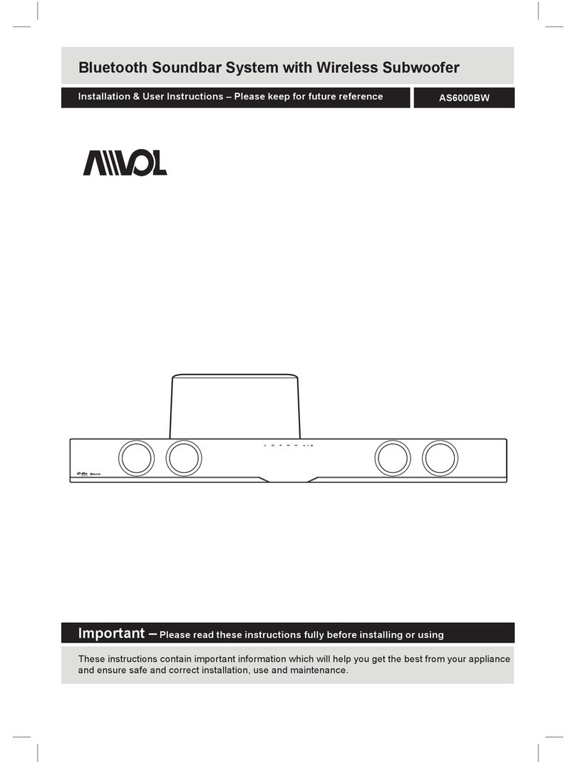 Avol AS6000BW user manual