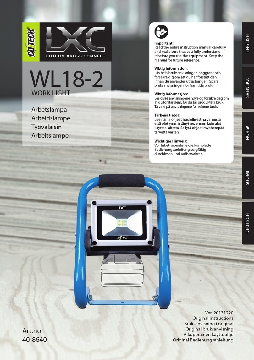 CO/Tech WL18-2 User manual