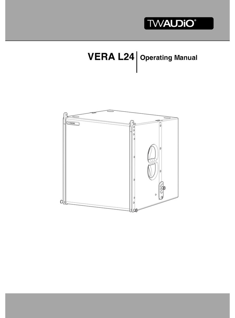 TW Audio VERA L24 operating manual