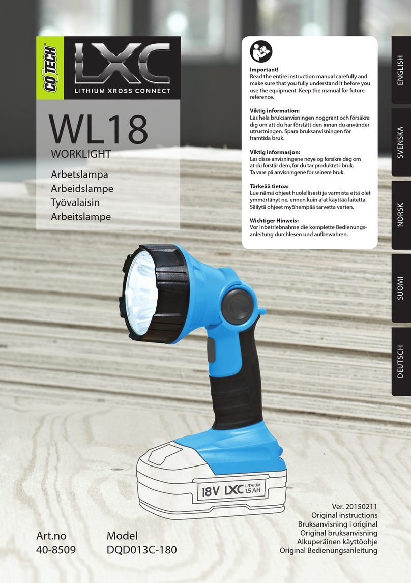 CO/Tech WL18 User manual CO/Tech WL18 User manual