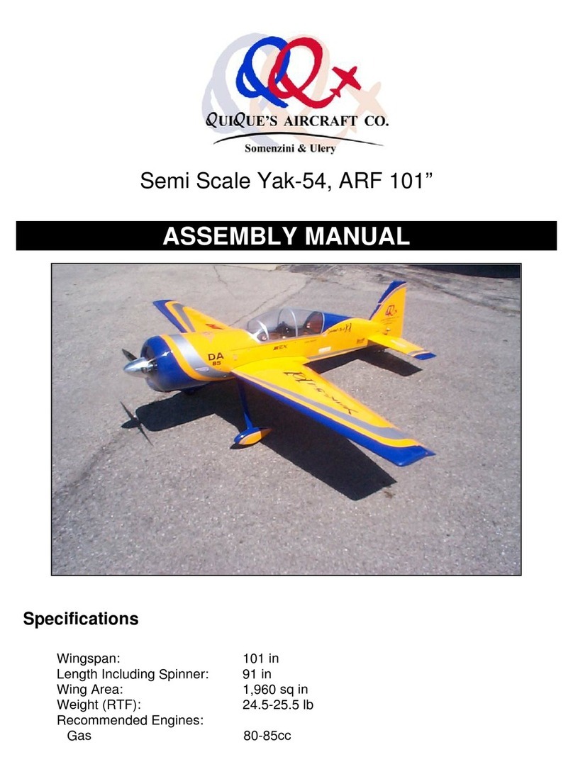 QuiQue's Aircraft Semi Scale Yak-54 Assembly manual