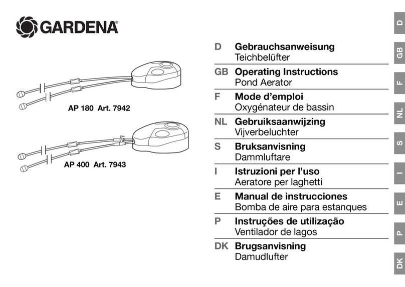 Gardena AP 180 operating instructions