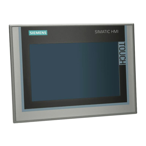 Siemens SIMATIC HMI TP900 Operator's manual Siemens SIMATIC HMI TP900 Operator's manual